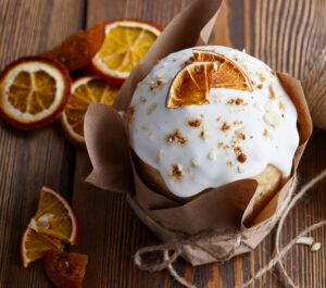 Легка апельсинова мигдальна паска