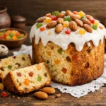 Паска бездріжджова з мигдалем та цукатами