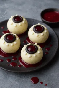 Криваві очі з желе та шоколаду