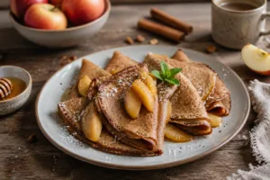 Buckwheat Pancakes with Apples