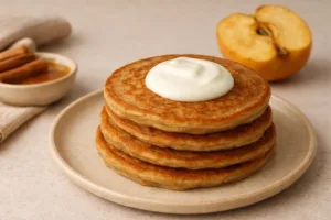 Гречані млинці з яблуками