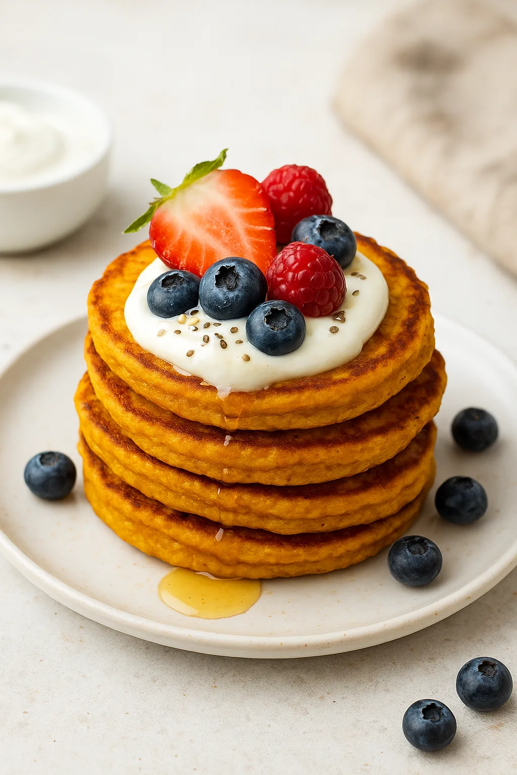 Міні-панкейки з моркви або гарбуза – здоровий і яскравий сніданок