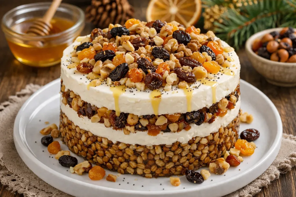 Різдвяний медовик із куті