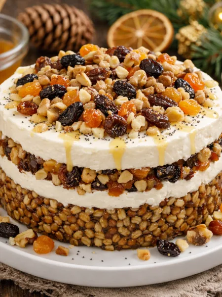 Різдвяний медовик із куті