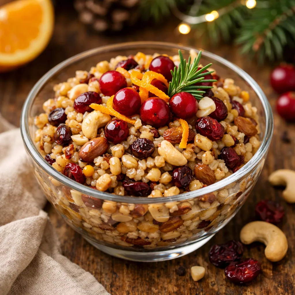 Кутя “Ніжна різдвяна” з горіхами та журавлиною