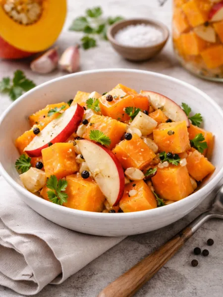 Ферментований (квашений) гарбуз з яблуками