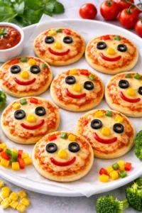 Міні-піци “Смайлики” — весела та корисна страва для дітей