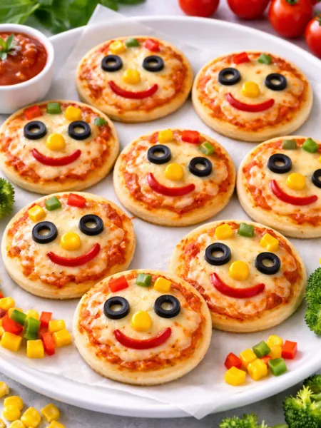Міні-піци “Смайлики” — весела та корисна страва для дітей