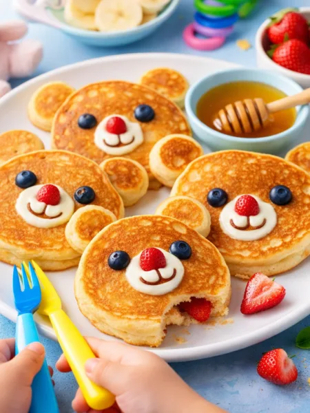 Веселі ведмежі оладки з сюрпризом