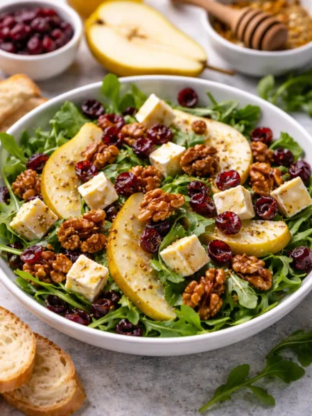 Салат “Біла ніжність з журавлиною”