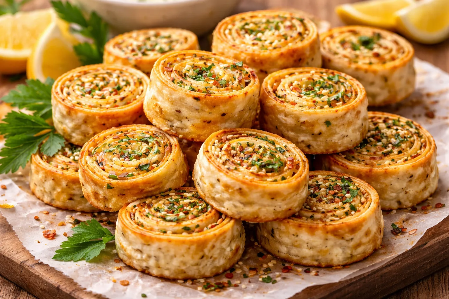 Закуска “Хрумкі спіралі”