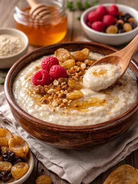 Кваша з медом та ягодами