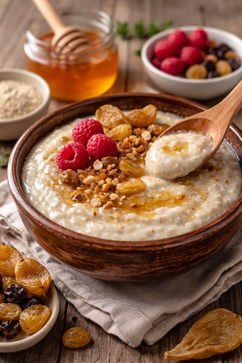 Кваша з медом та ягодами