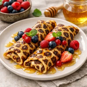 Млинці «Леопардове сонце»