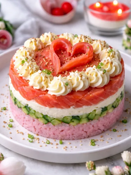 ❤️‍🔥 Суші-торт «Red Velvet Roll»