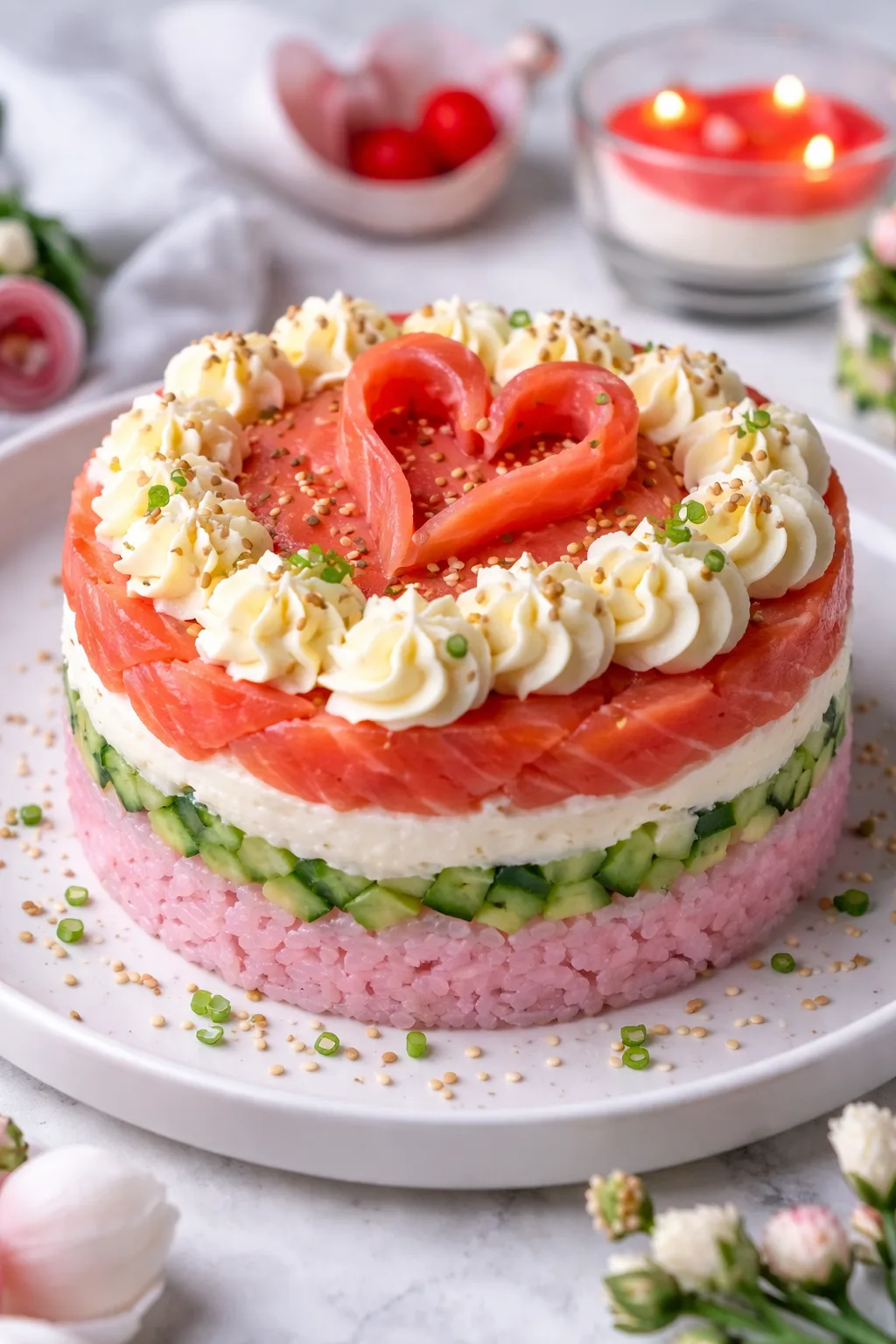 ❤️‍🔥 Суші-торт «Red Velvet Roll»