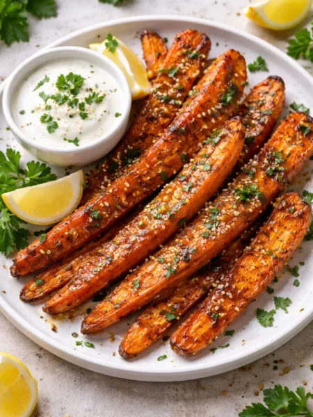 🥕🔥 Морквяні стейки з медово-гірчичною глазур’ю