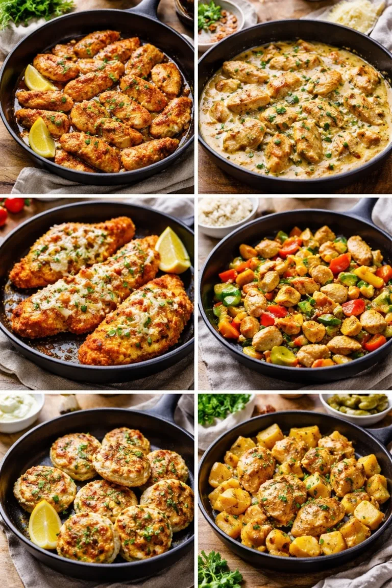 7 Easy Skillet Chicken Dinners Ready in 30 Minutes