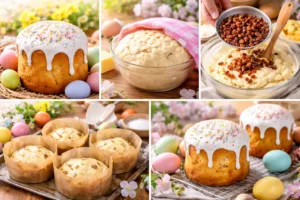 паска на дріжджах з родзинками