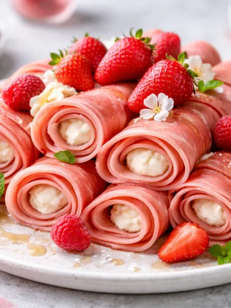 🥞 Рожеві млинці «Квіткова Весна»