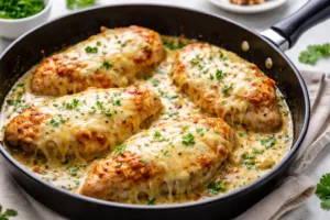 куряче філе з сиром на сковороді